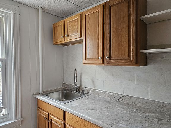 New cabinets with plenty of storage space.
New oven/stove!