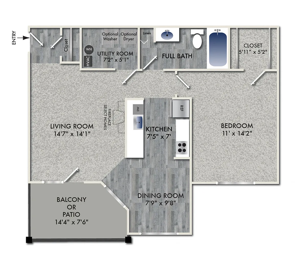 Floor plan Hayes