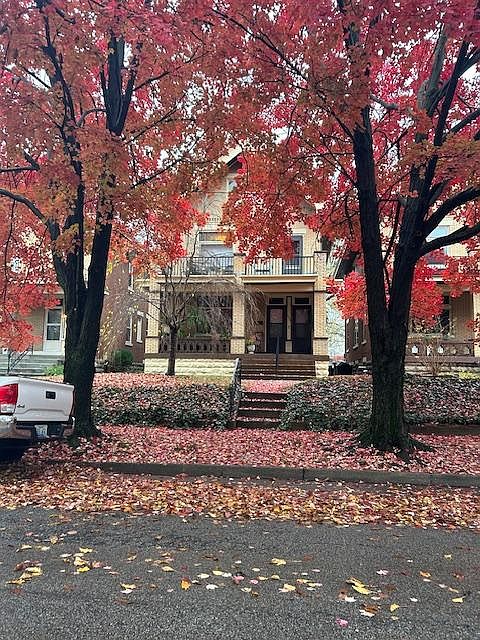 Street view in rhe fall