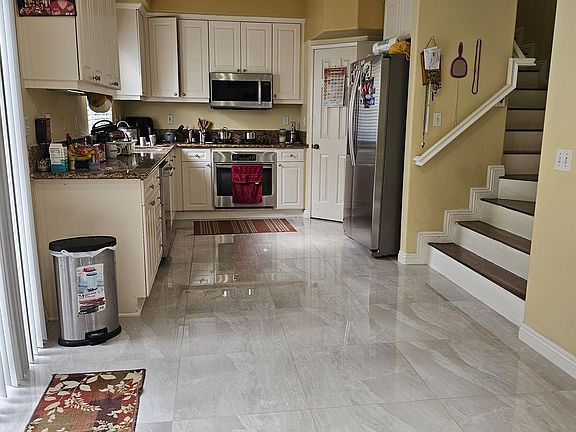 Newer tile flooring.