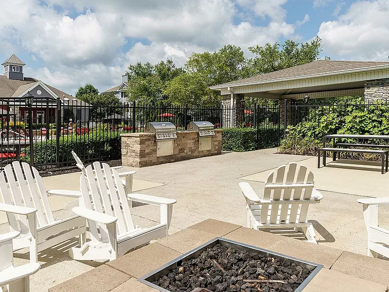 Experience the perfect blend of relaxation and entertainment in this luxury outdoor living space.