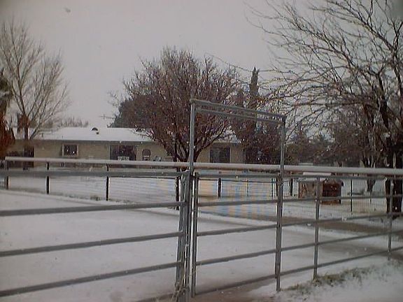 View form Corral  to back of Home
