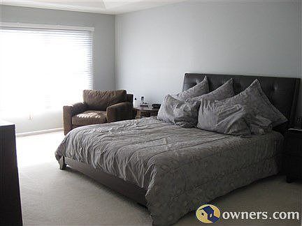 Large sunny master bedroom