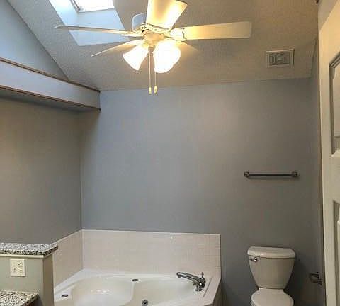Whirlpool tub in master bath