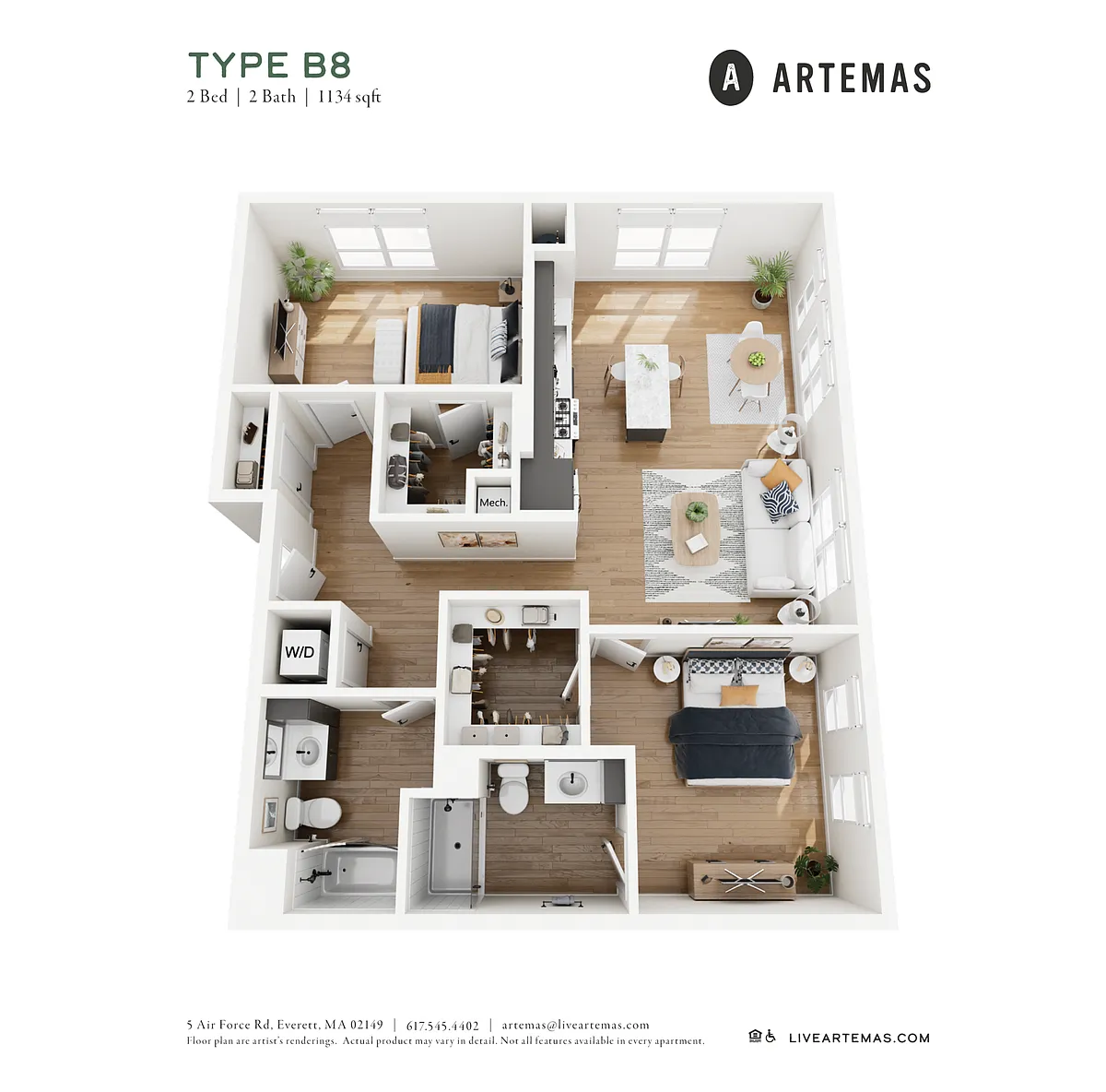 Floor plan B8