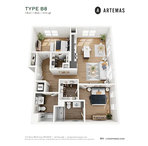 Floor plan B8