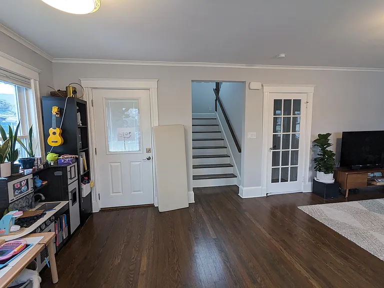 Living Room, stairs to upstairs.