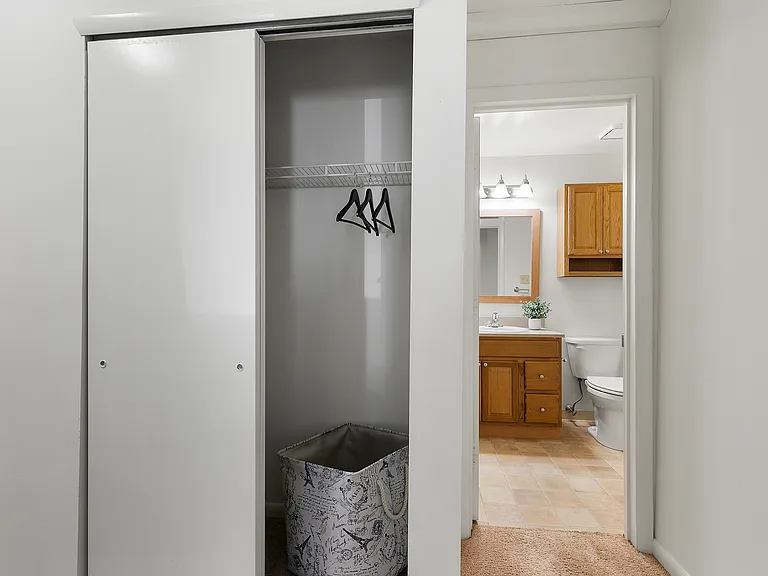 Additional Hallway Closet in the 2-Bedroom Floor Plan