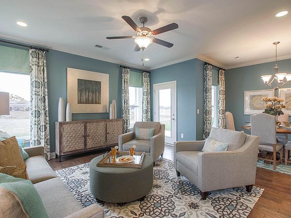 The Addison Living Dining This is a model representation, not the actual home