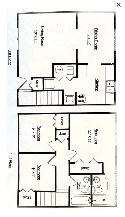 Floor plan 3-Bedroom