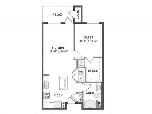 Floor plan A4a