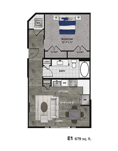 Floor plan EF1 Essential Housing