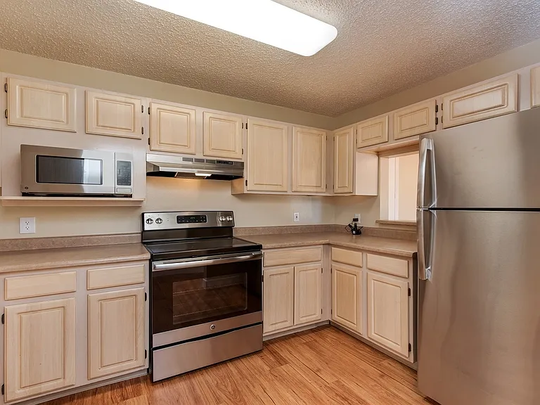 Spacious kitchens with plenty of cabinet and counter space