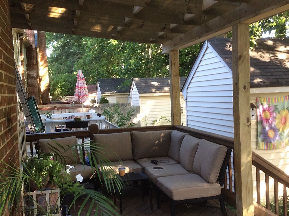Covered back porch/deck