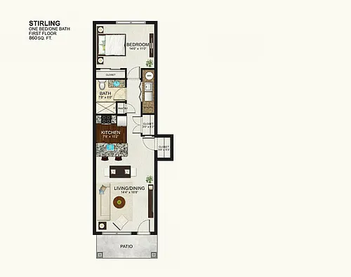 Floor plan Stirling