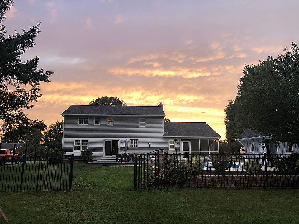Portion of back yard