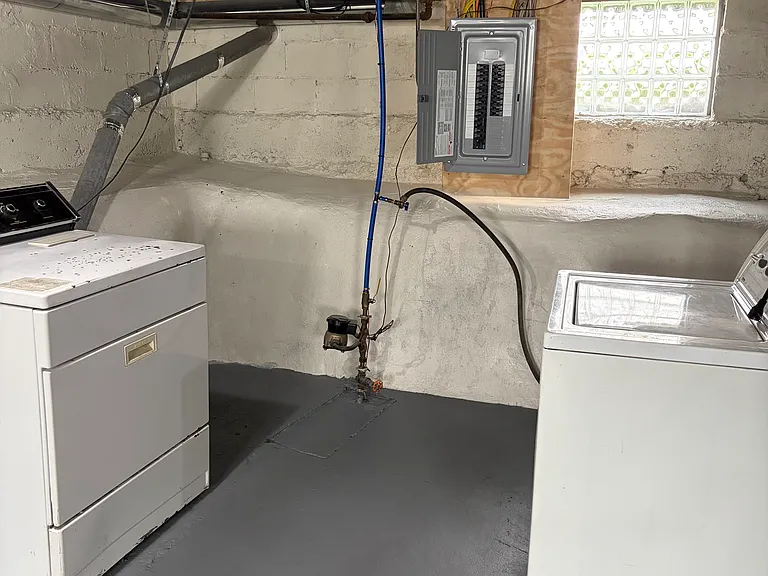 Washer and dryer provided