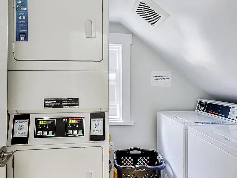 laundry in the building