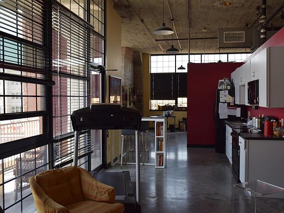 Living Area into Kitchen