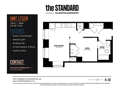 Floor plan 1TS20