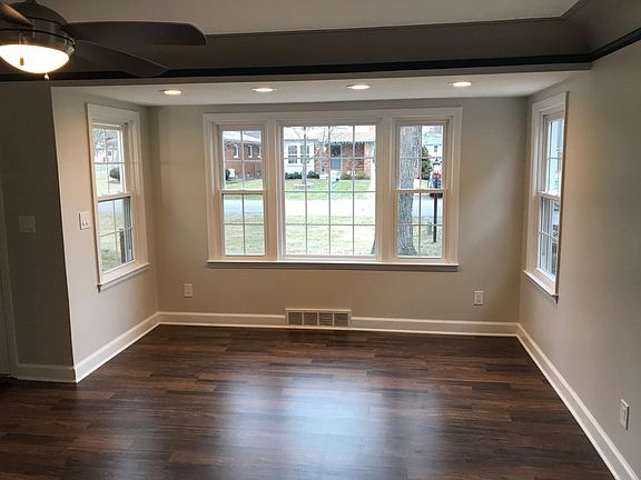 Living Room lighting including recessed LEDs.