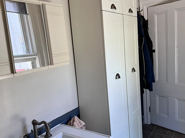 Half bath off kitchen