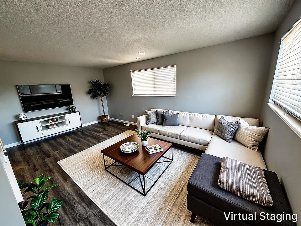 Living Room Staged