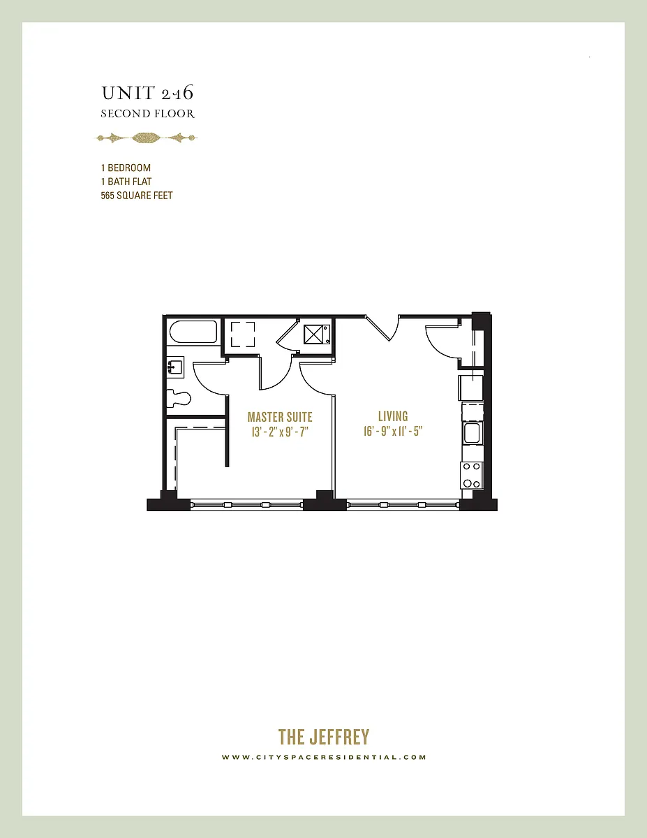 Floor plan Gailon Flat