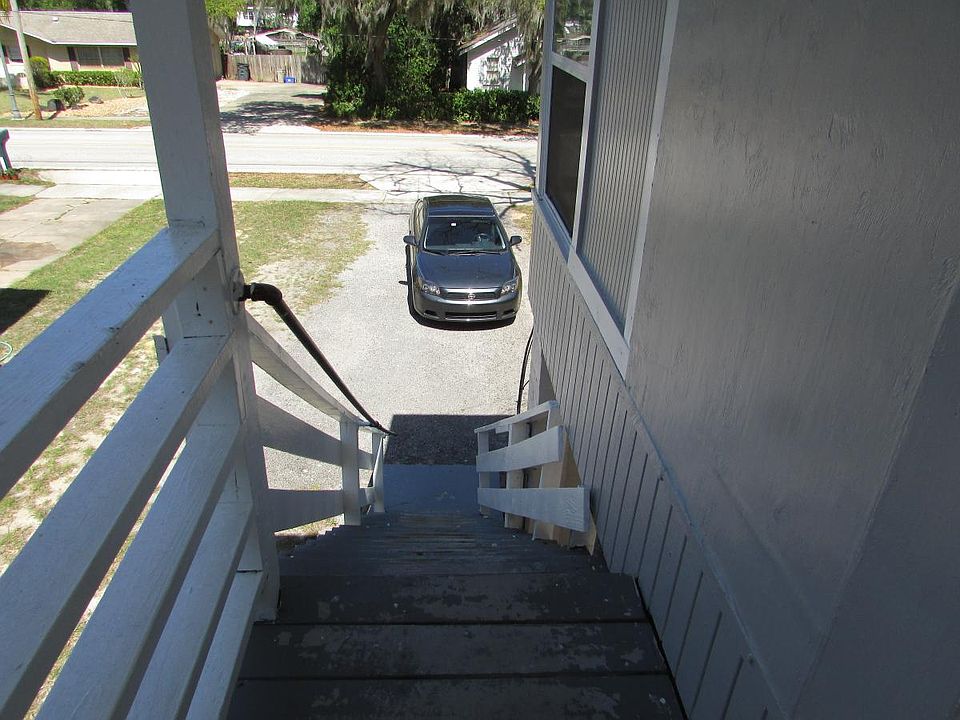Staircase leading to apartment