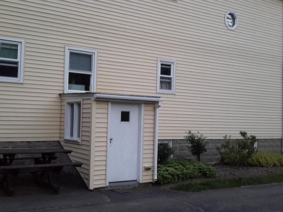 Private entrance to basement apartment. Picnic area to the l