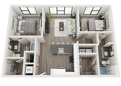 Floor plan B2