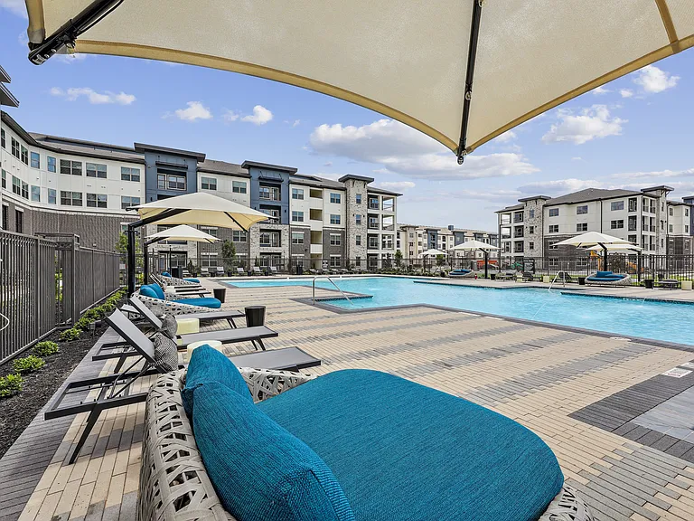 Resort-Style Salt-Water Pool with Sun Shelf