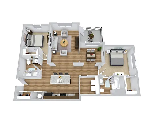 Floor plan 2 Bedroom
