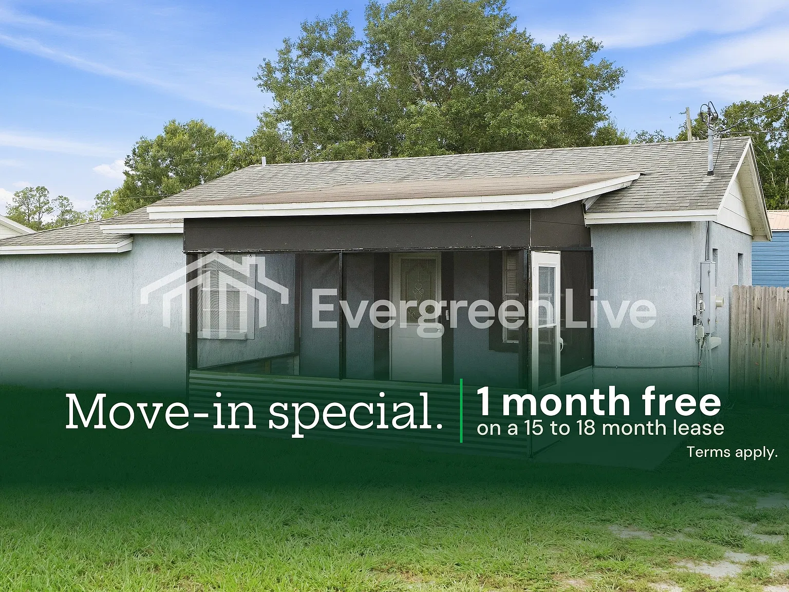 3 bed, 1.0 bath, 825 sqft, $1,345 — Photo 1