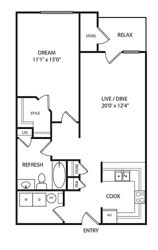 Floor plan A1B
