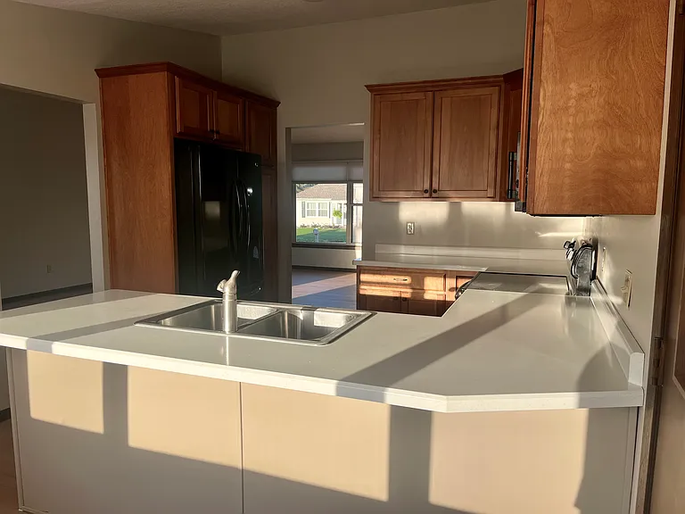 Room for stools at the counter