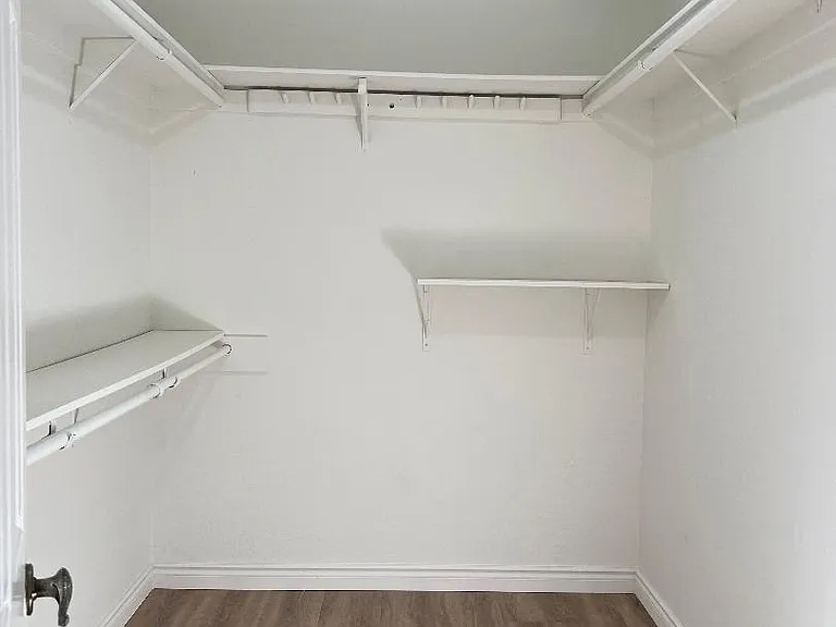 Large Master Bedroom's Walk-In closet.