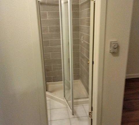 Tile shower