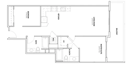Floor plan 2D1