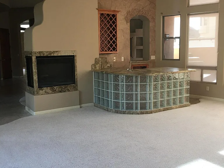Gas Fireplace Wet/Wine Bar