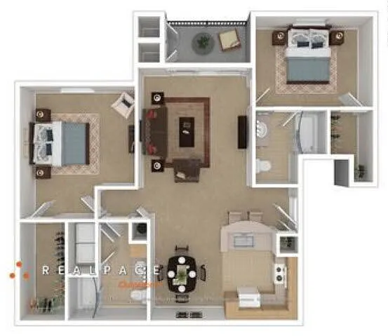 Floor plan 1 Bedroom Executive