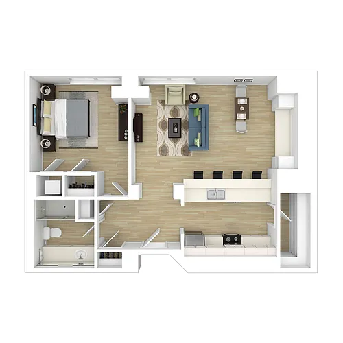 Floor plan Graphite Reimagined