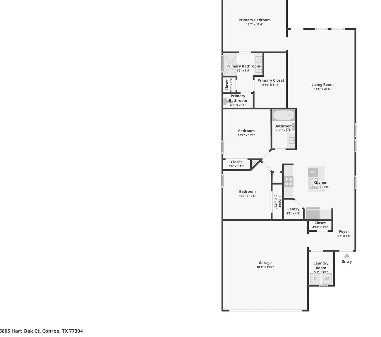 3 bed, 2.0 bath, 1440 sqft, $2,000 — Photo 3