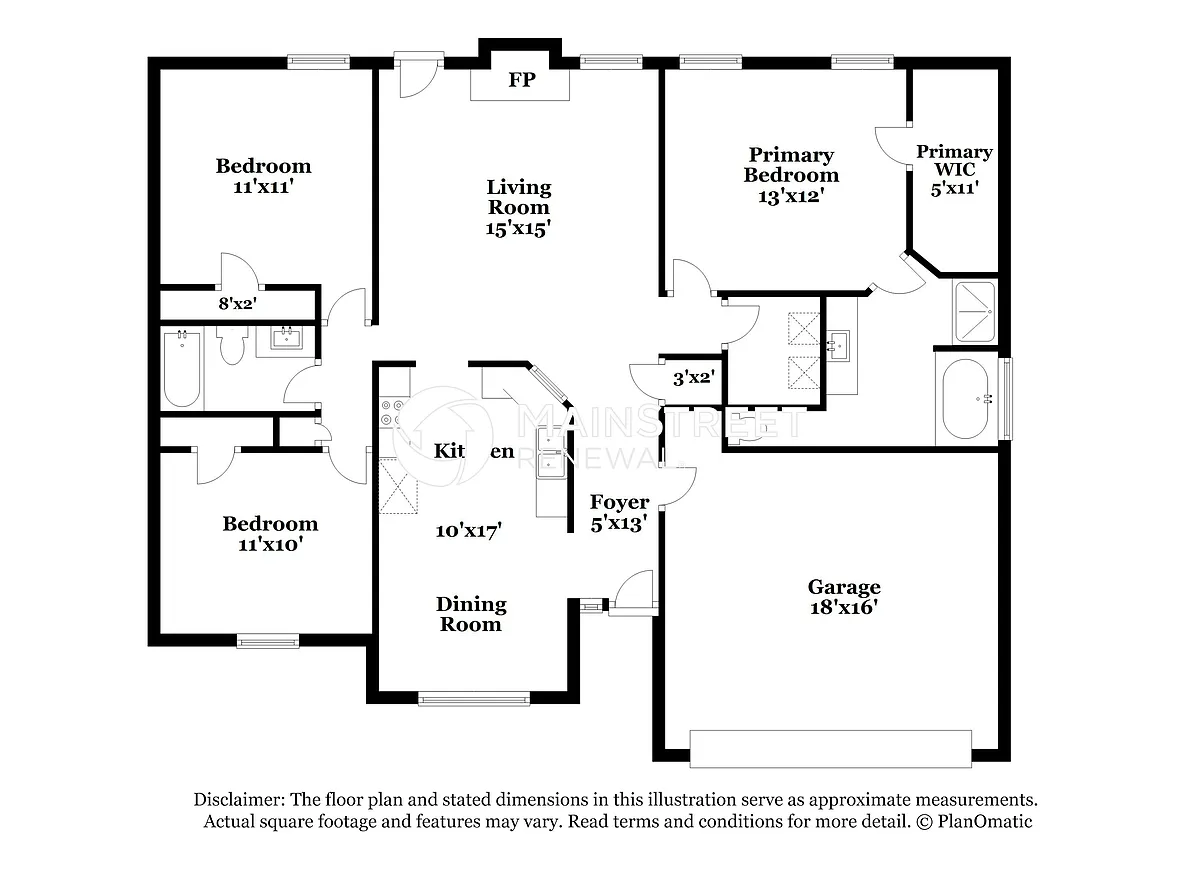 Floor Plan - 6335 Dogwood Way