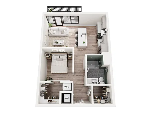 Floor plan Coulis Penthouse
