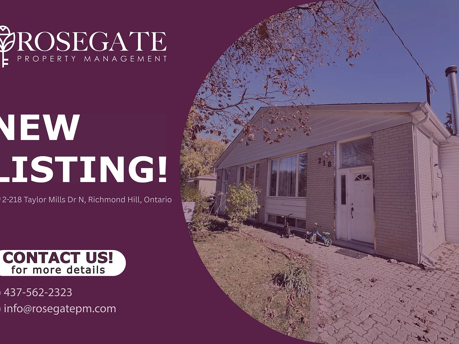 218 Taylor Mills Drive North Richmond Hill — Photo 1