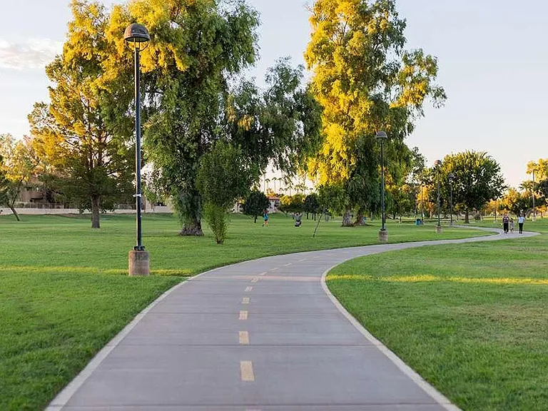 The Green belt is located just outside