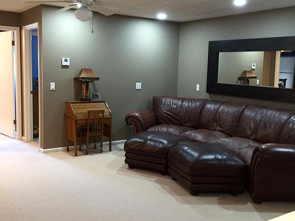 Upstairs living area