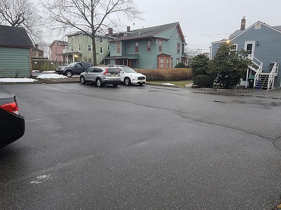Off street parking at rear of apartment