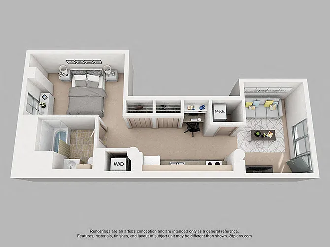 Floor plan Studio